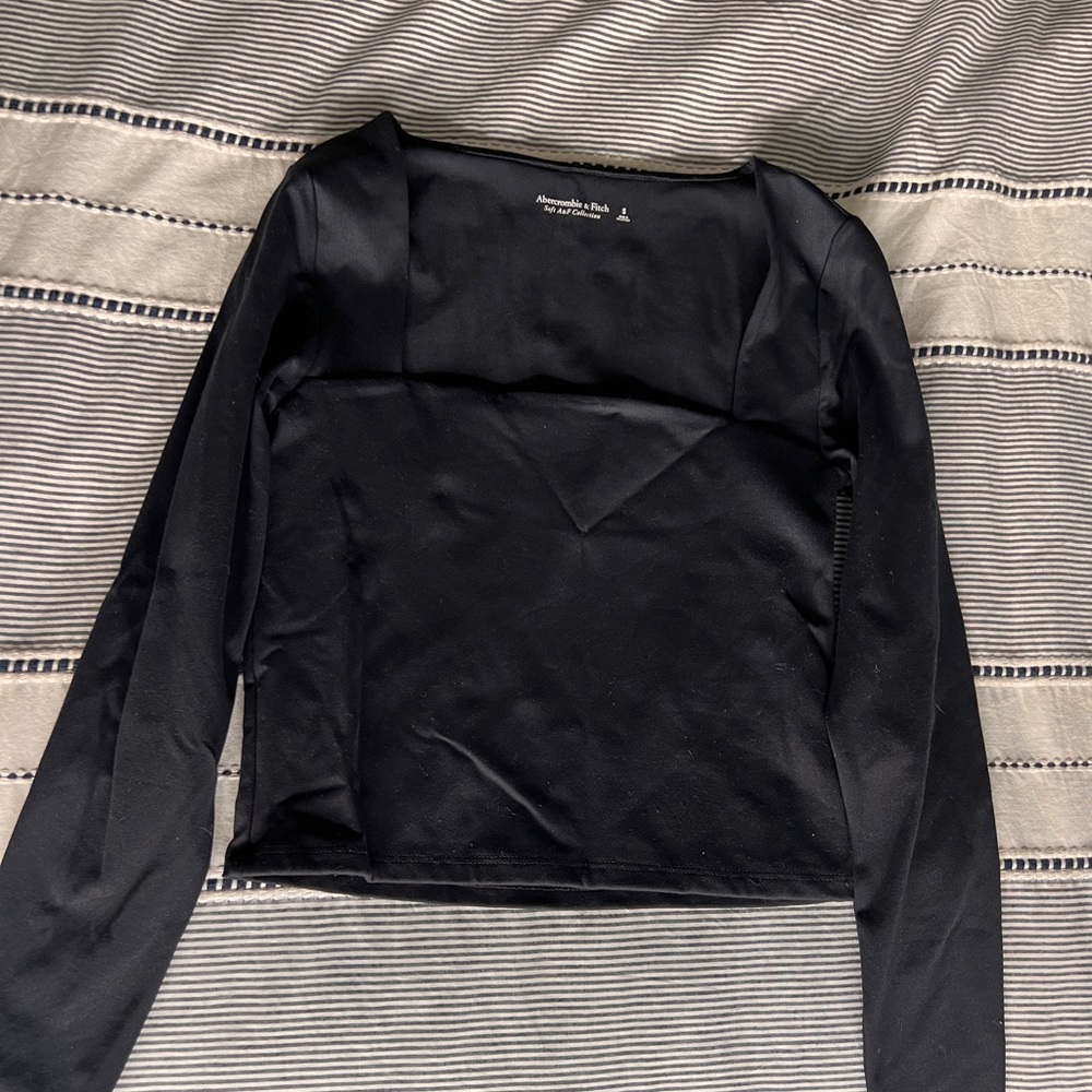Abercrombie & Fitch Square neck crop top